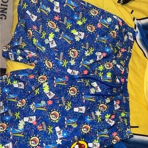 Buc-ee’s Men's Blue Printed Swim Shorts Size XL
